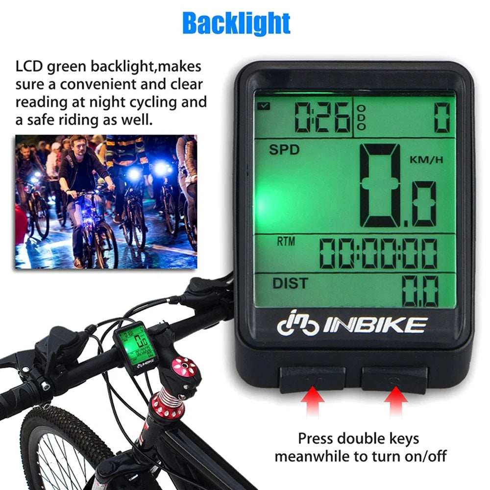 Waterproof Wireless Bicycle Speedometer Odometer D76254