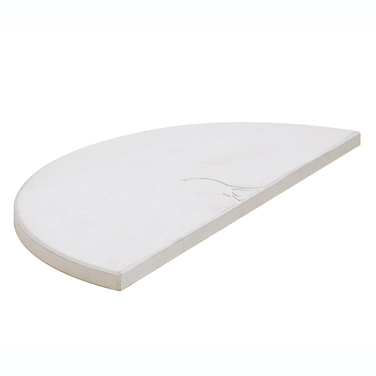 2 Pack Half Moon Heat Deflector Plate Stone Cooking Rack E479783