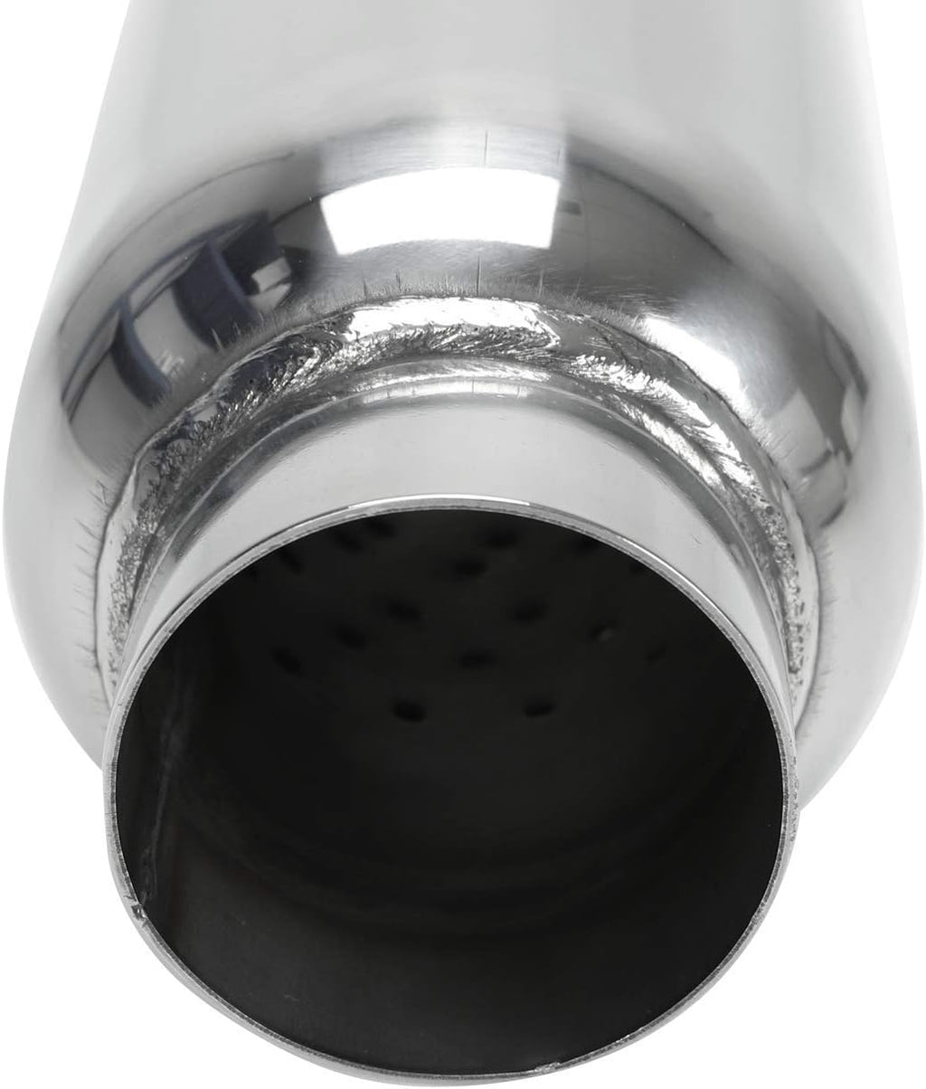 2.5 Inch Stainless Steel Weld-on Exhaust Muffler Pack of 2 Z999
