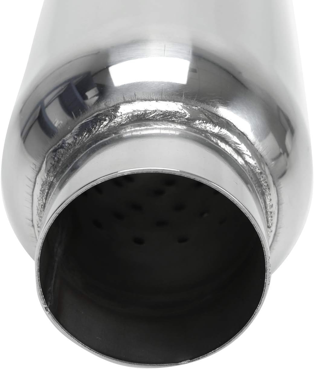 2.5 Inch Stainless Steel Weld-on Exhaust Muffler Pack of 2 Z999