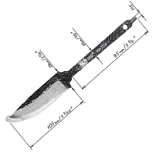 VG10 Damascus San Mai Full Tang Blank Blade Z5410