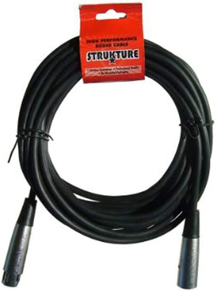 Black Dynamic Capture Mic with Microphone Stand & XLR Cable D285662