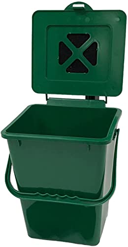 2.4 Gallon Green Kitchen Compost Pail S40123