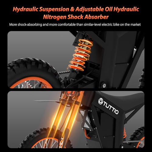 14"/12" Fat Tire 2000W Electric Dirt Bike with 48V 21AH Battery N39419