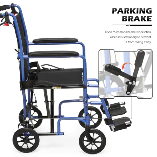 Lightweight 16 Inch Seat Wheelchair with Locking Hand Brakes H25318