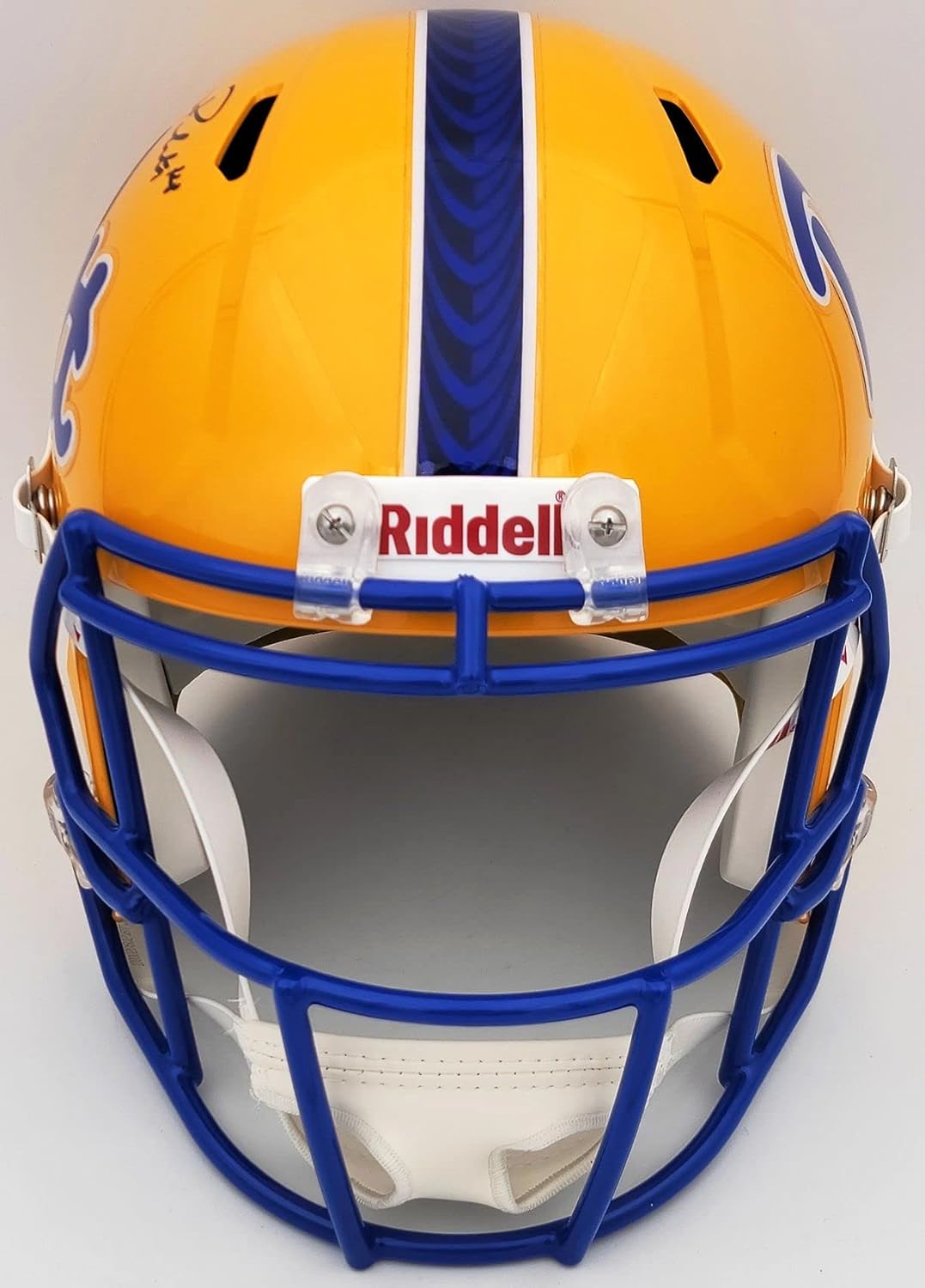 Autographed Gold Full Size Speed Helmet O33212