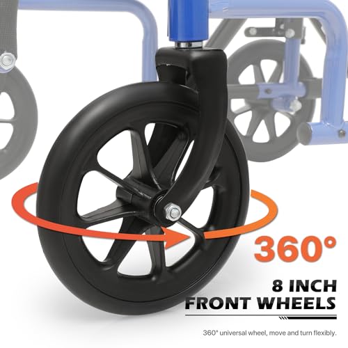 Lightweight 16 Inch Seat Wheelchair with Locking Hand Brakes H25318