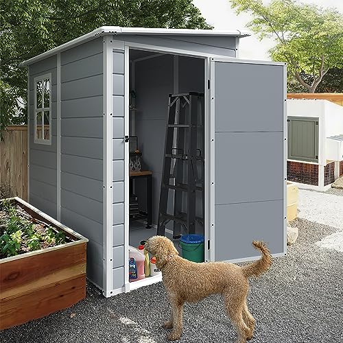 6 X 4 FT Resin Outdoor Storage Shed O8746