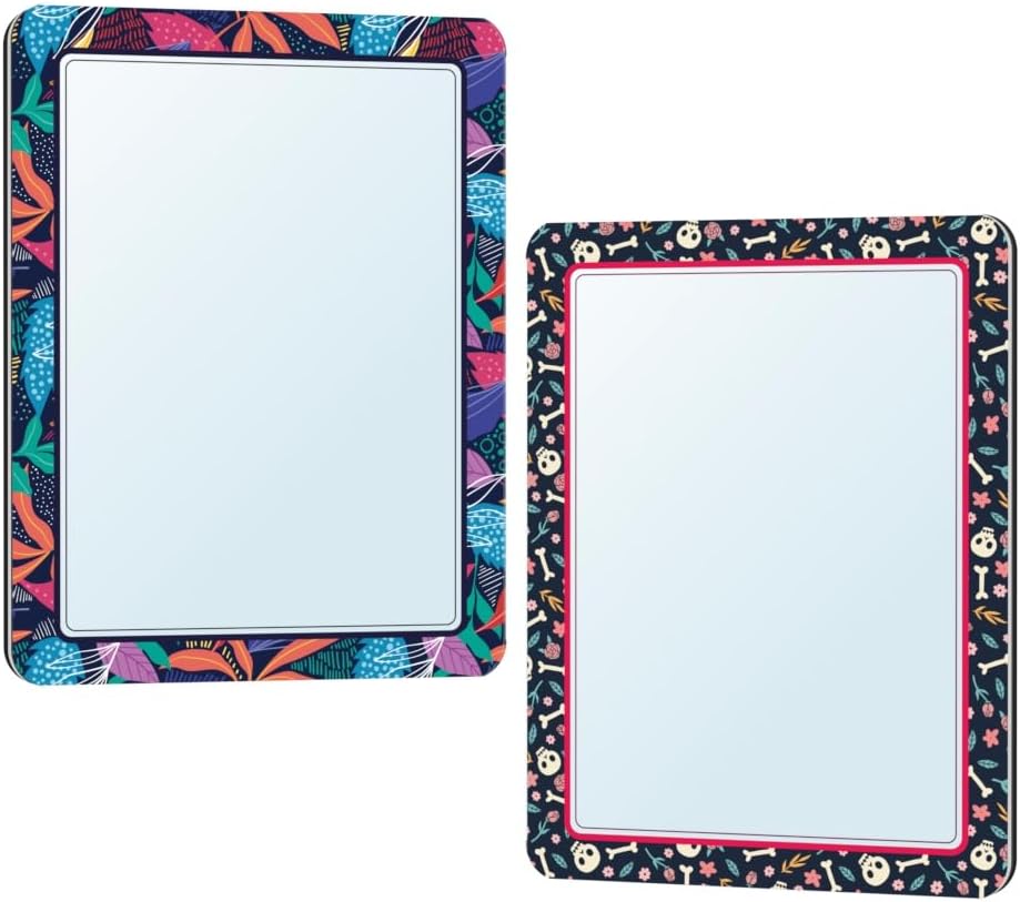 Magnetic Mirrors for Locker, 5 inch x 7 inch, 2 Pack T721