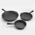 3 Pc Cast Iron Skillet Set R6369