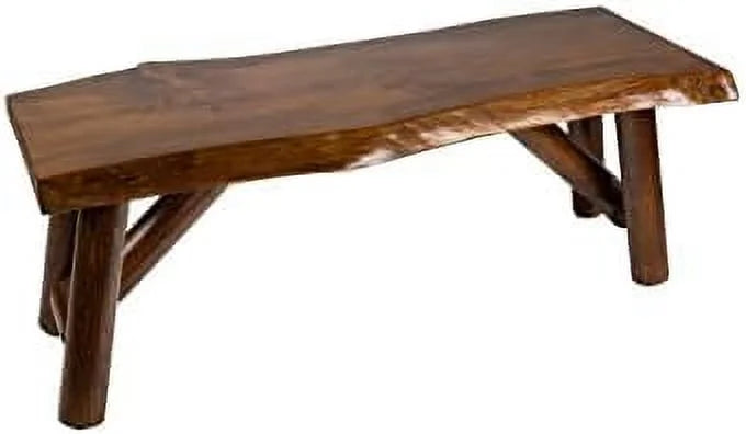 Rustic Pine & Cedar Wood Bench I69600
