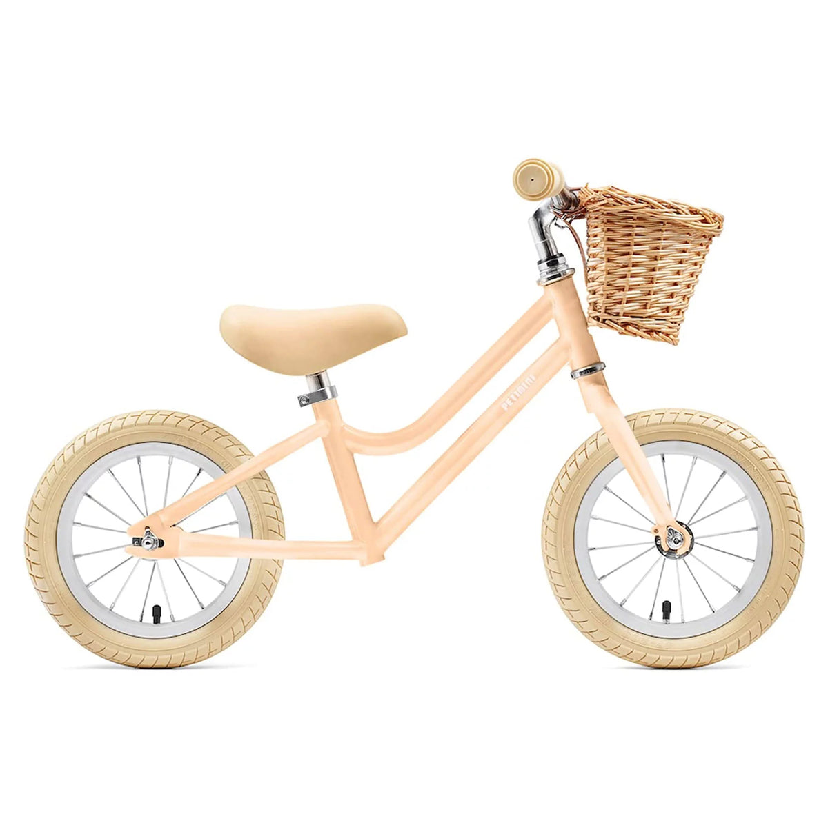 12 Inch Kids Balance Bike with Basket, Peach G60471