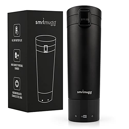 Black 10 oz. Heated Travel Mug U90187