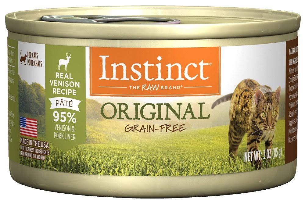 Grain-Free Venison Canned Cat Food 3 oz Case 24 D740622