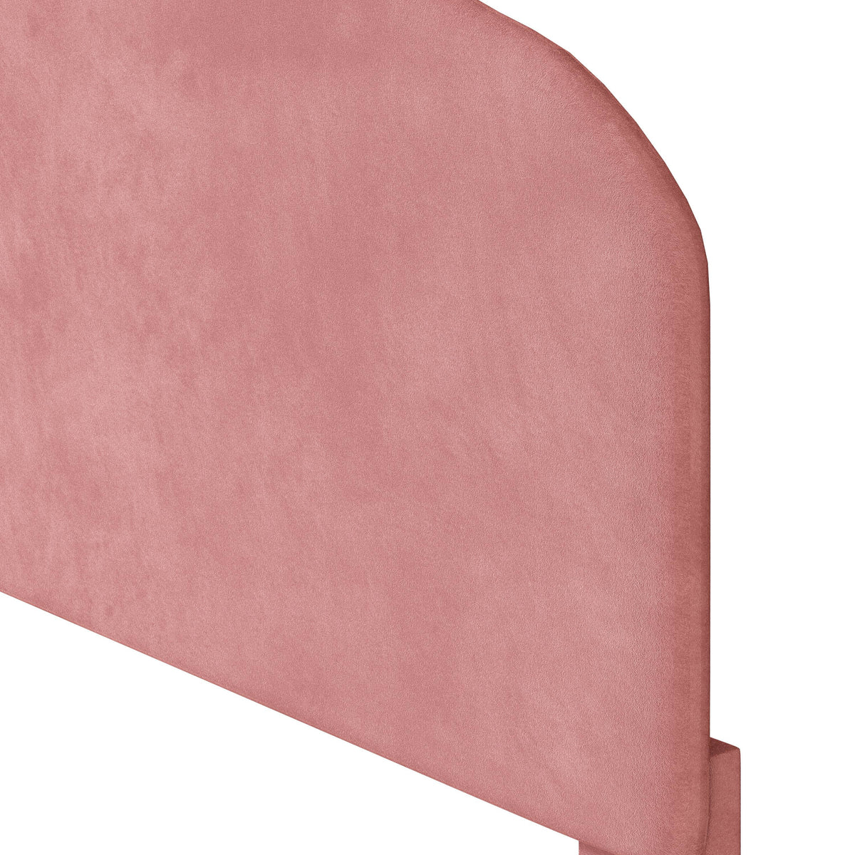 Dark Pink Upholstered Full Size Platform Bed Frame with Headboard B202681