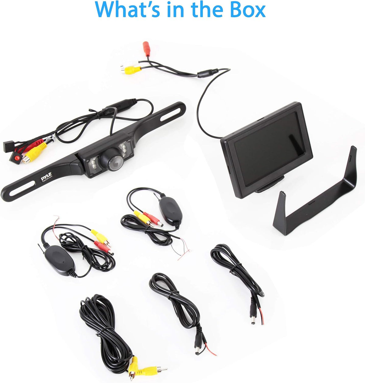 Waterproof Wireless Rear View Camera with 4.3” Color LCD Display E9807