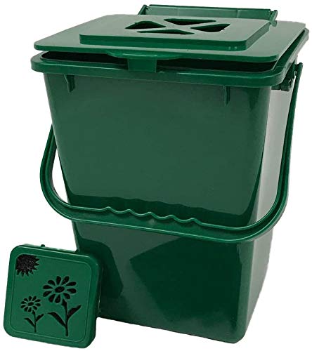 2.4 Gallon Green Kitchen Compost Pail S40123