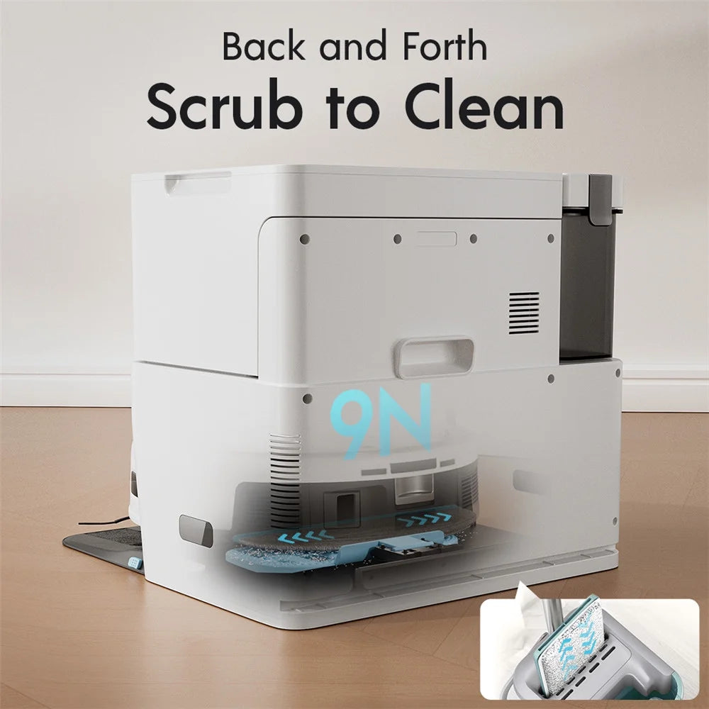 Robot Vacuum And Mop Combo Self Emptying Self-Drying C32292