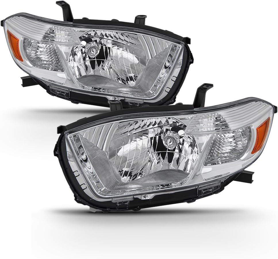 Headlights Pair Driver Left Passenger Right Side Replacement E1348
