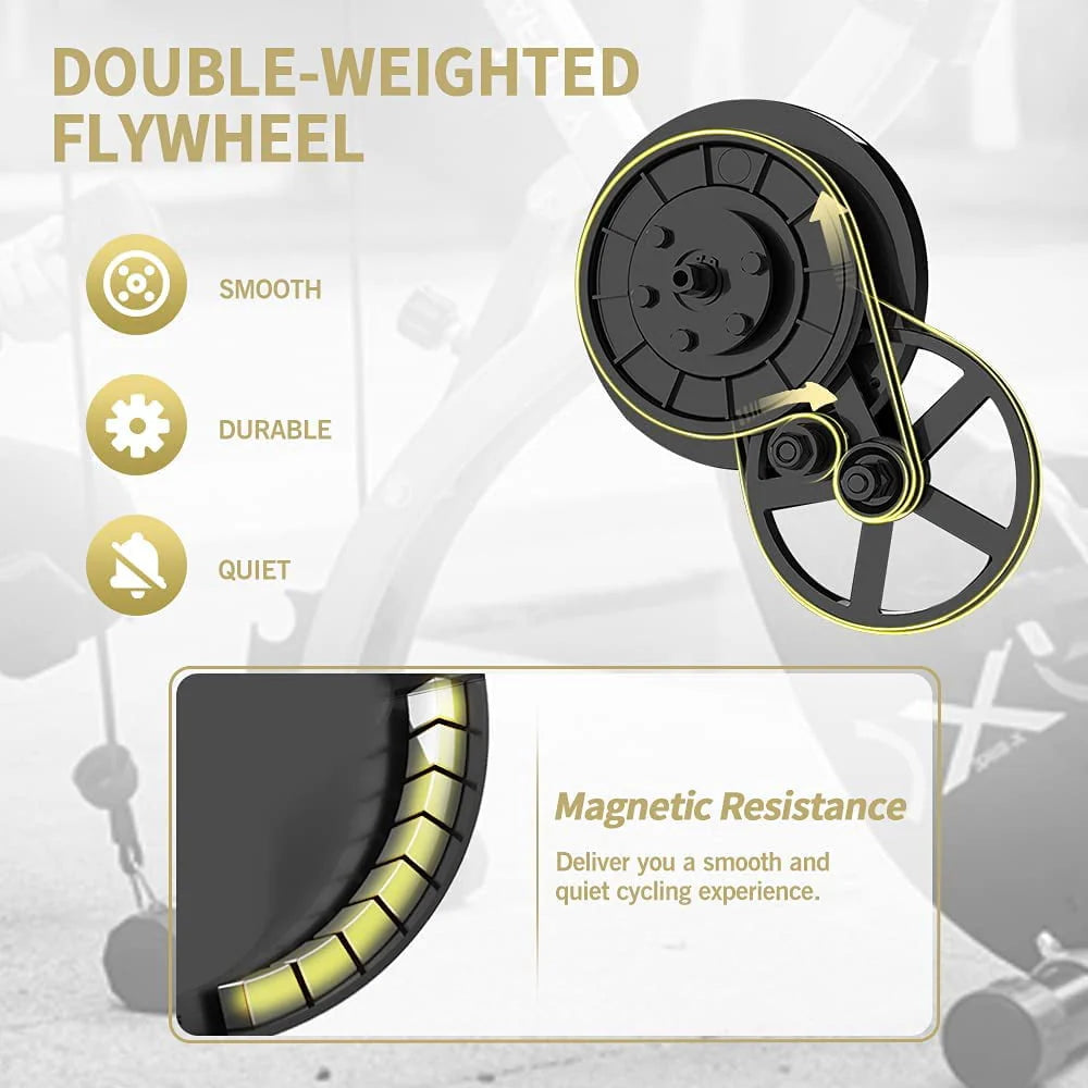 4-in-1 Folding Magnetic Exercise Bike T5736