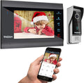 Wireless WIFI Video Door Phone IP Doorbell Intercom System with Camera 7 Inch 1x1080P Wired Camera Night Vision P827157