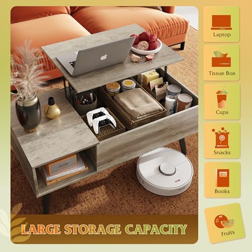 Lift Top Coffee Table with Storage W4100