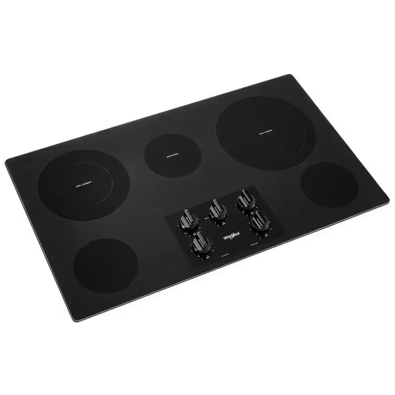 36 in. Black Electric Ceramic Glass Cooktop with 5 Elements W31283