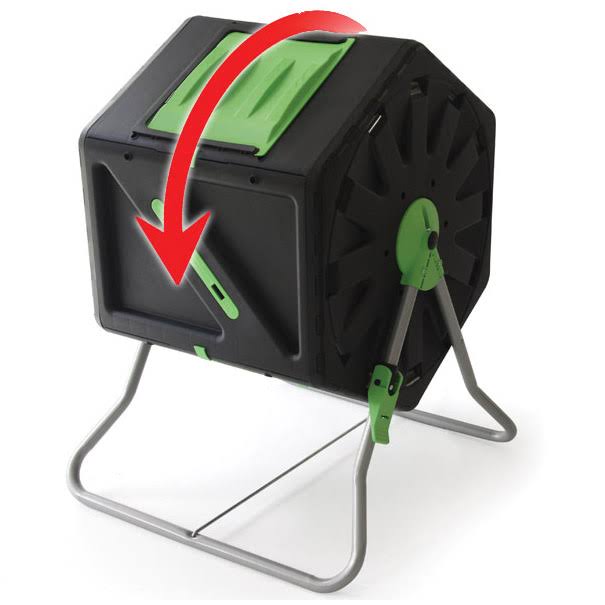 28 Gal Black Garden Composter with Hand Tool Kit D179