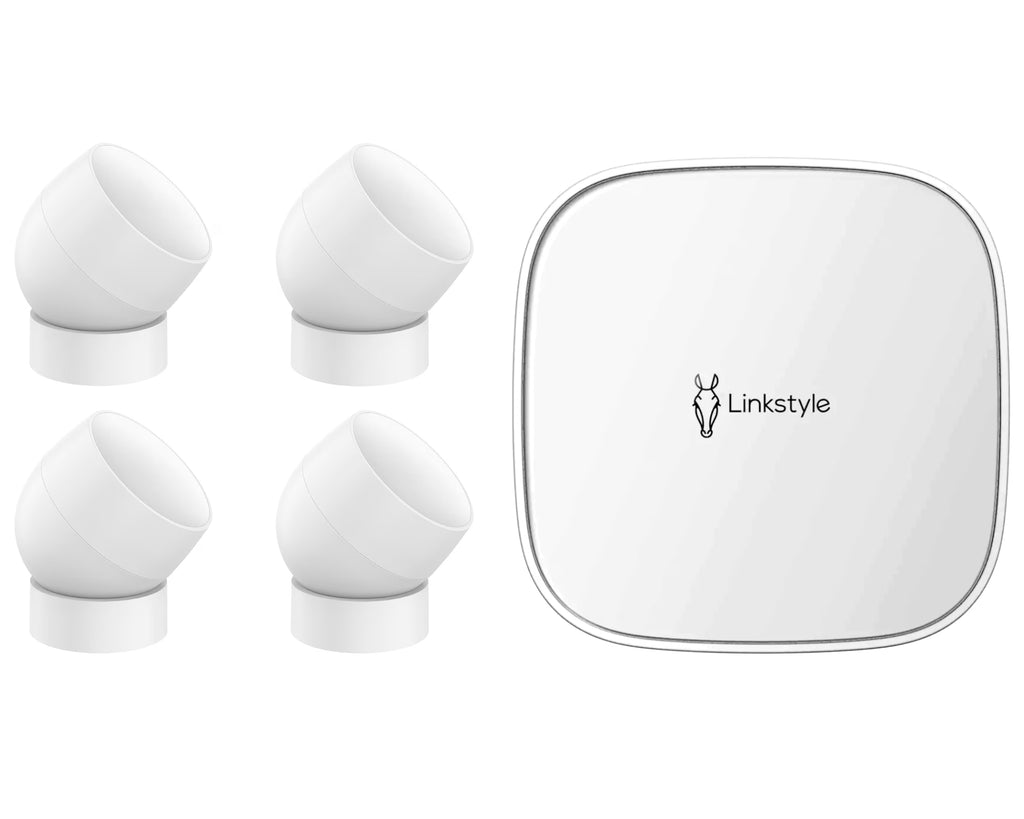 PIR Motion Sensor Plus Wireless Security Hub with Alarm 5Pcs Bundle P9647