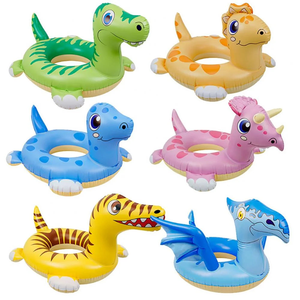 Inflatable Dinosaur Pool Float Swimming Pool Ring Float Q68729