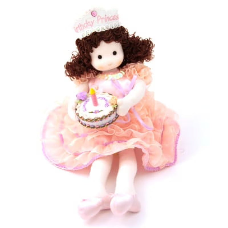 Green Tree Musical Dolls - Birthday Princess (Brunette) V5781