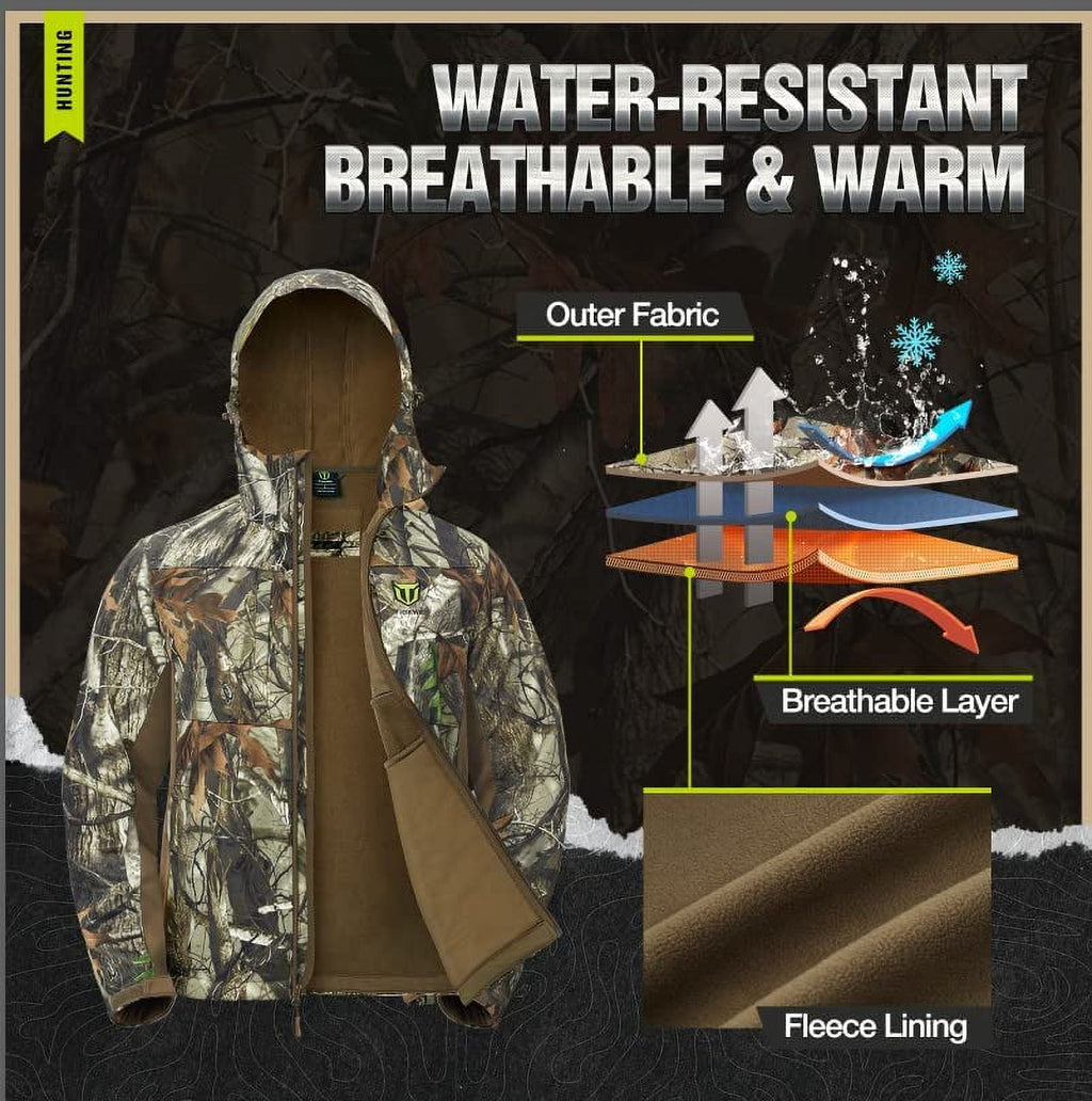 Hunting Jacket and Pants with Fleece Lining I791492