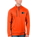 Men's Antigua Philadelphia Flyers Quarter-Zip Pullover Jacket K31666