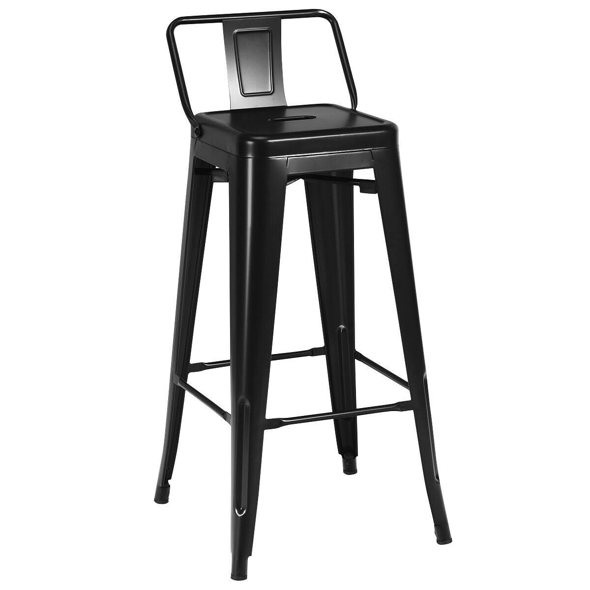 Black Metal Barstools Set of 4 N14212