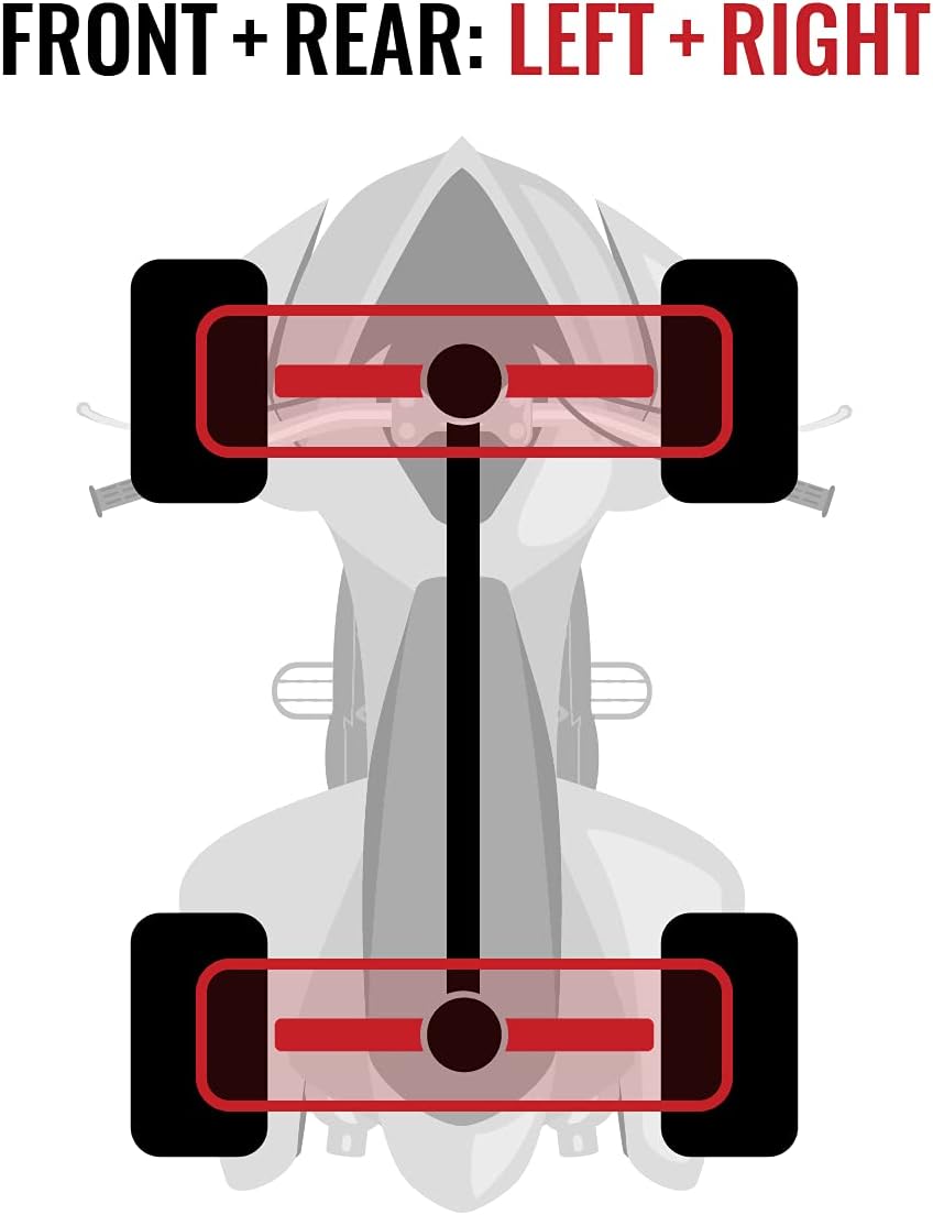 Front Rear Left Right Axles for Can-Am Outlander MAX 650 4X4 T2317
