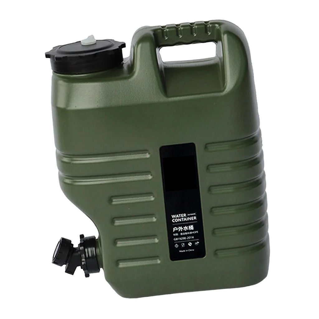 Green 18L Camping Water Storage Jug with Spigot W61924