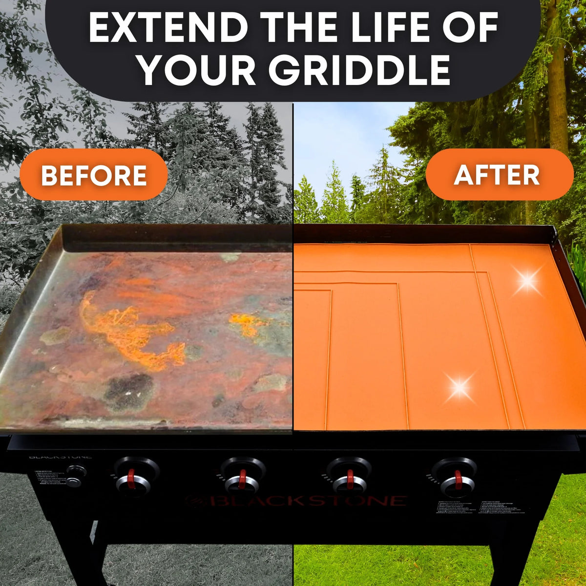 Food Grade Silicone Grill Mat for 17” 22” 28” 30” 36” T677572