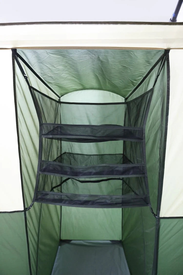 12 Person 3-Room Cabin Tent, Green R44492