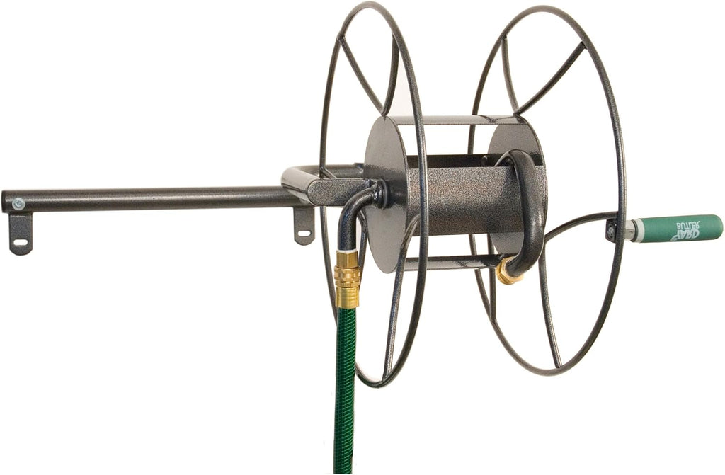Swivel Hose Reel Wall Mounted Heavy Duty Metal Garden Hose Holder M776843