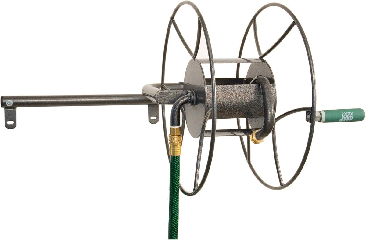 Swivel Hose Reel Wall Mounted Heavy Duty Metal Garden Hose Holder M776843