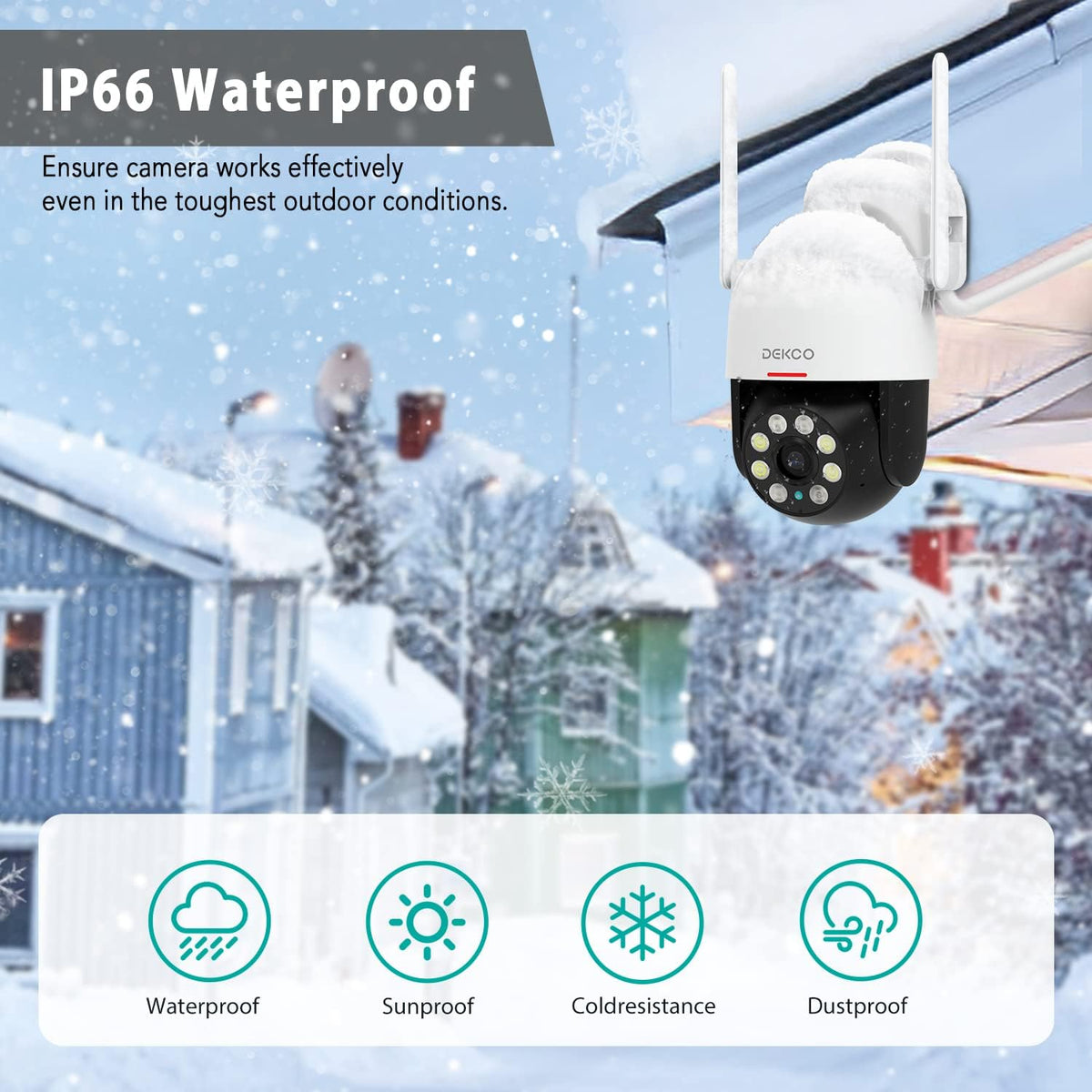 1080P Dome Security Camera with Motion Detection and Siren U908