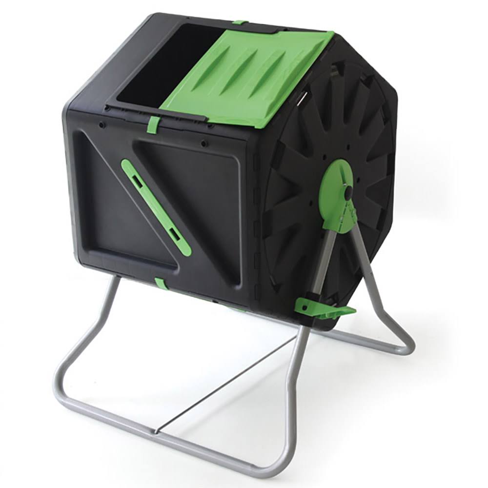 28 Gal Black Garden Composter with Hand Tool Kit D179