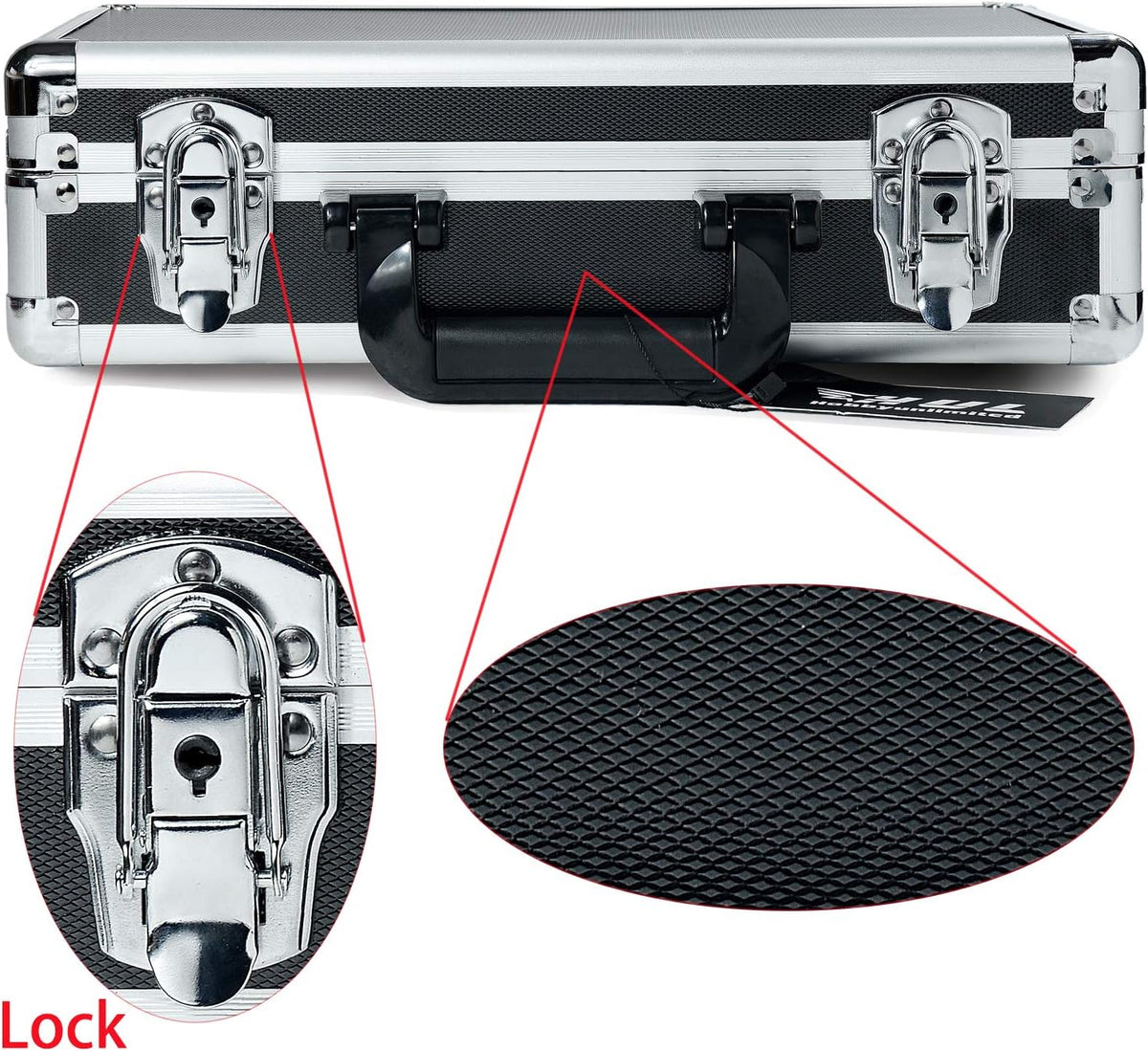 16in Aluminum Case with Pluck Foam Interior D729102