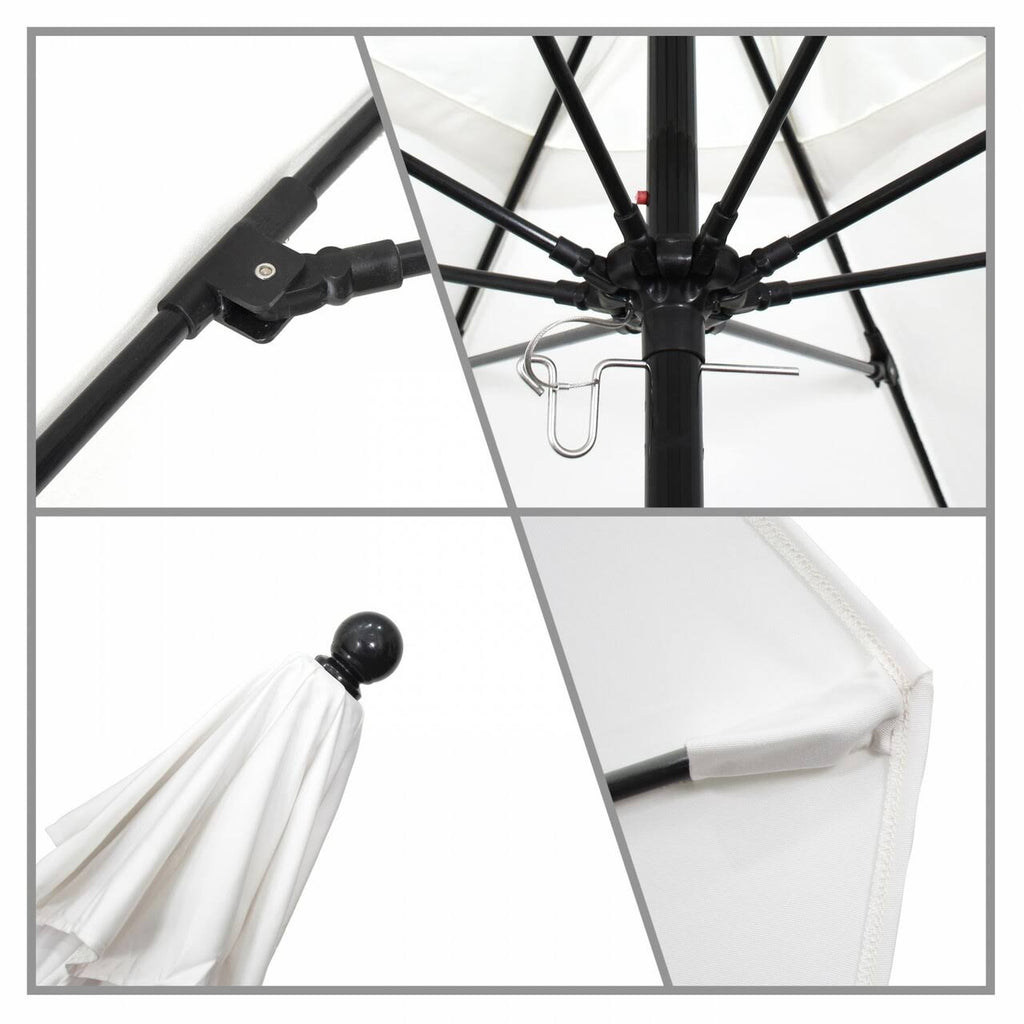 Fiberglass Pole Patio Umbrella, True Blue, 7.5 Q93124