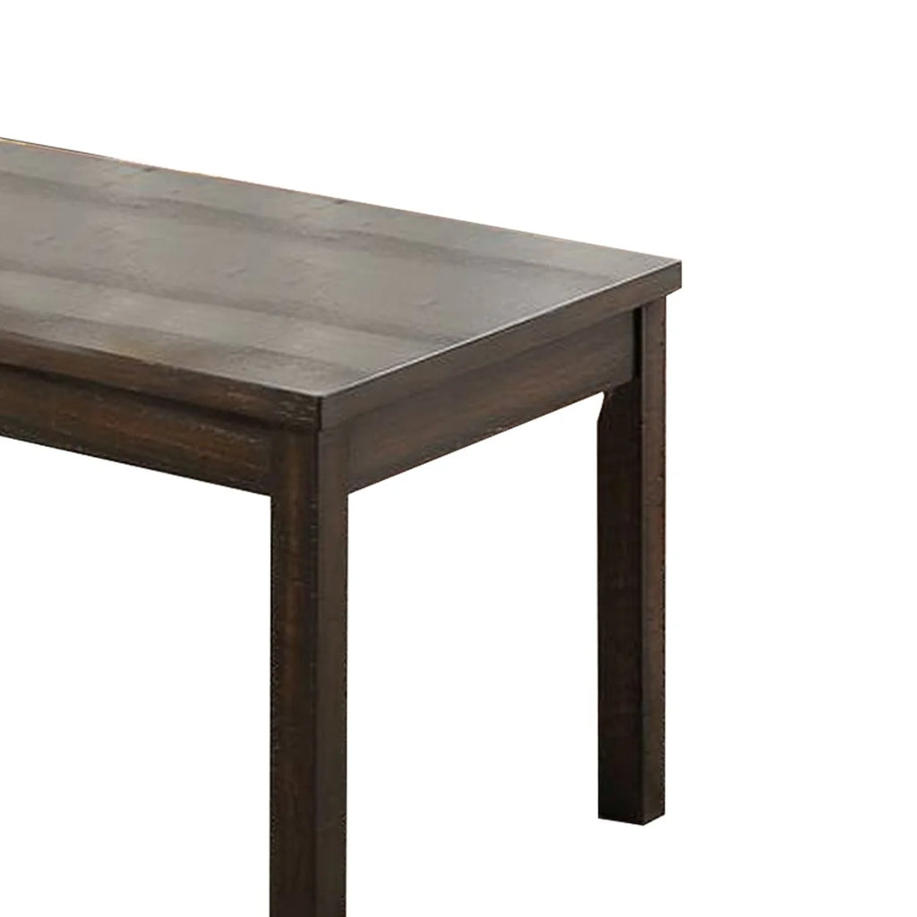 3 Piece Coffee Table and End Table Set Dark Brown N9876