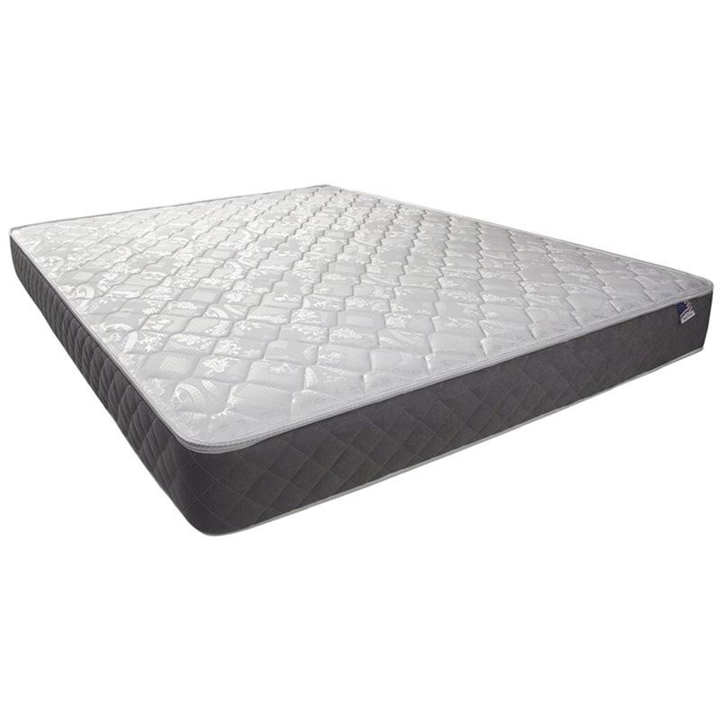 White Fabric King Tight Top Mattress S8149