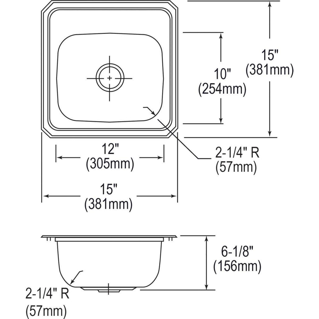 Stainless Steel Bar Sink U890508
