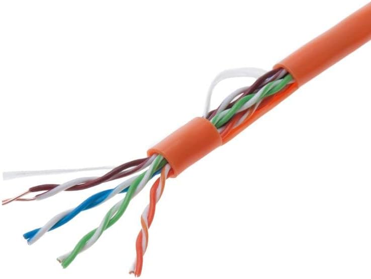 1000ft Cat5e Gray Solid 24AWG Shielded FTP Bulk Network Cable Pack of 2 C752721