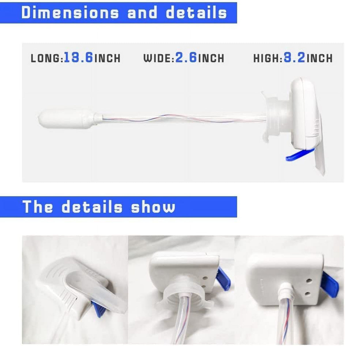 2 Pcs Automatic Drink Dispenser for Fridge Gallon E43660
