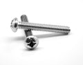 #6-32 x 1x22 Coarse Thread Machine Screw Phillips Round Head Low Carbon Steel Zinc Plated Z5796